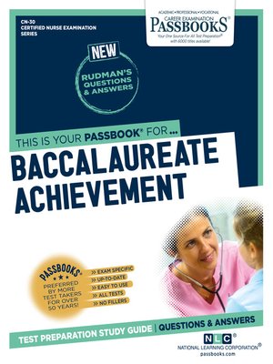 cover image of BACCALAUREATE ACHIEVEMENT